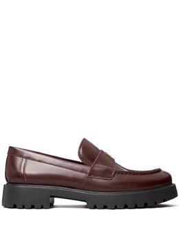 Tory Burch: Тёмные лоферы 