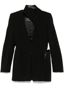Mugler: Чёрный жакет 