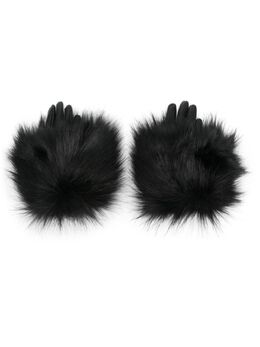 Saint Laurent: Перчатки 