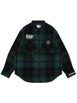 AAPE BY *A BATHING APE®: Синяя рубашка 