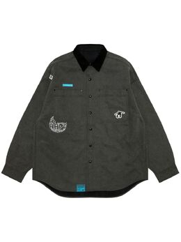 AAPE BY *A BATHING APE®: Чёрная рубашка 