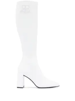 Courrèges: Белые ботинки 