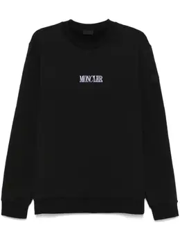 Moncler: Чёрный свитшот 