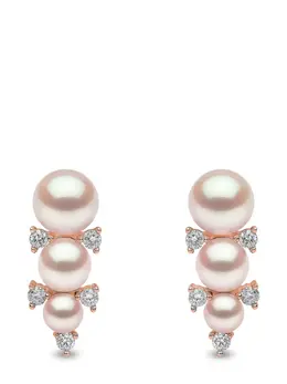 Yoko London: Серьги  Sleek Akoya