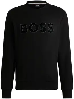 BOSS: Чёрный свитшот 