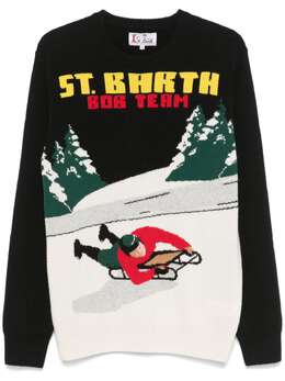 MC2 Saint Barth: Чёрный свитер  Heron
