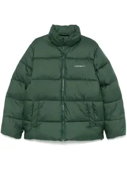 Carhartt WIP: Зелёная куртка 