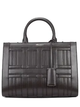 SANTONI: Коричневая сумка 