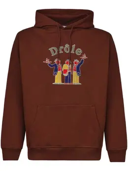 Drôle De Monsieur: Коричневая толстовка 