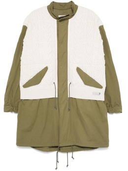 Junya Watanabe MAN: Трикотажный пуховик 