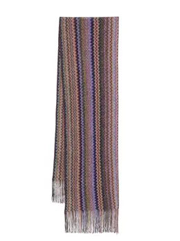 Missoni: Фиолетовый шарф 