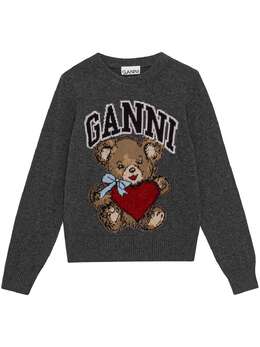 GANNI: Трикотажный свитер 