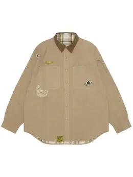 AAPE BY *A BATHING APE®: Бежевая рубашка 