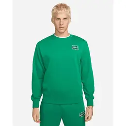 NIKE: Зелёный свитшот  Club