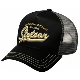 STETSON: Чёрная кепка 
