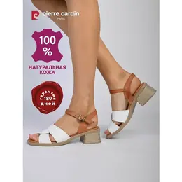 Pierre Cardin: Белые босоножки 