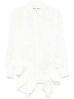 Comme Des Garçons: Гипюровая рубашка 