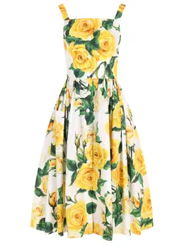 DOLCE & GABBANA: Хлопковое платье 