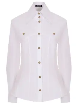 BALMAIN: Хлопковая рубашка 