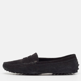 Tod's: Чёрные мокасины  Gommino