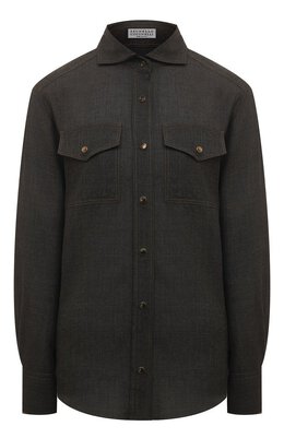 Brunello Cucinelli: Рубашка из шерсти 