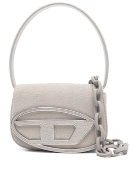 Diesel: Серебристая сумка 