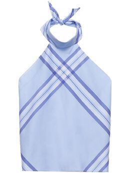 Prada: Хлопковый топ 