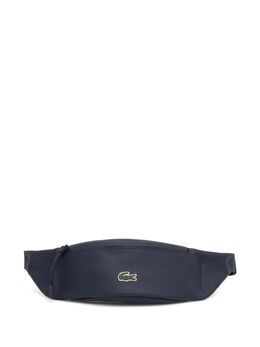 Lacoste: Синяя поясная сумка 