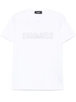 DSQUARED2: Белая футболка  Cool