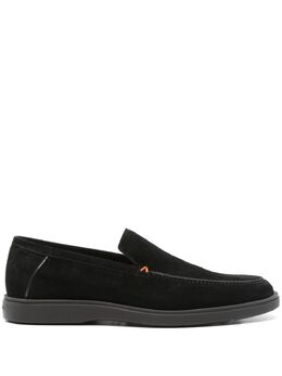 Santoni: Чёрные туфли 