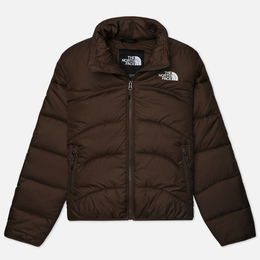 The North Face: Коричневый пуховик  Synthetic