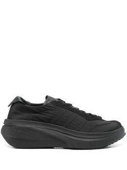 Y-3: Чёрные кроссовки 