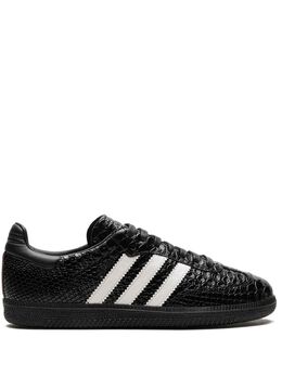 adidas: Чёрные кроссовки  Samba