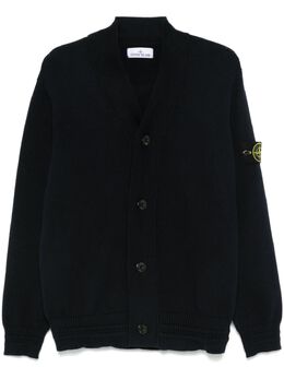 Stone Island: Синий кардиган  Compass