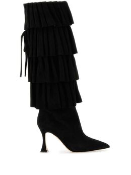 Manolo Blahnik: Чёрные ботинки 
