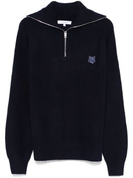 Maison Kitsuné: Голубой свитер 