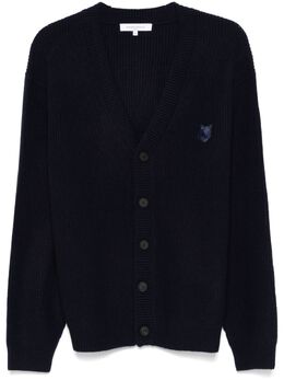 Maison Kitsuné: Голубой кардиган 