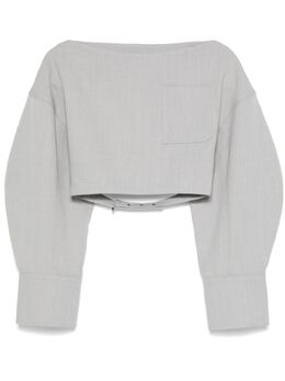 Jacquemus: Светлый топ 