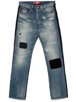 Junya Watanabe MAN: Голубые джинсы 