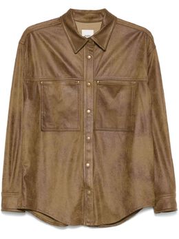 ISABEL MARANT: Коричневая рубашка 