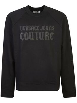 Versace Jeans Couture: Чёрный свитшот 