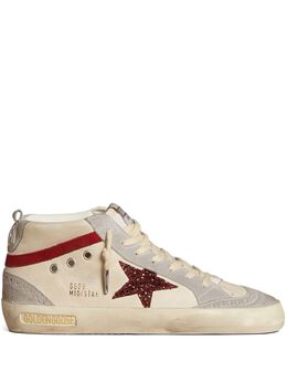 Golden Goose: Светлые кроссовки  Mid Star