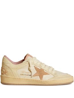 Golden Goose: Бежевые кроссовки  Ball Star