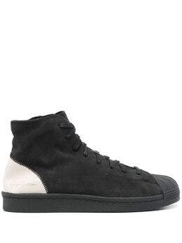 Y-3: Чёрные кроссовки 