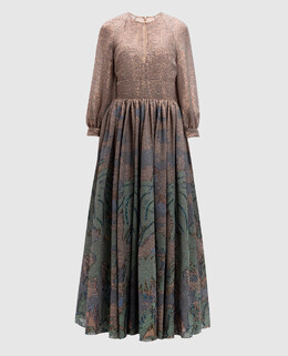 Christian Dior: Бежевое платье 