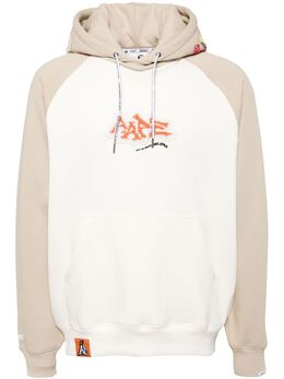 AAPE BY *A BATHING APE®: Белая толстовка 