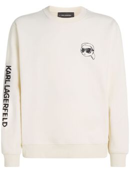 Karl Lagerfeld: Белый свитшот 