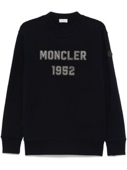 Moncler: Синий свитшот 