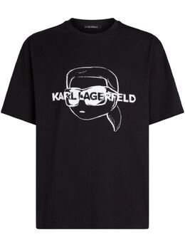 Karl Lagerfeld: Чёрная футболка 