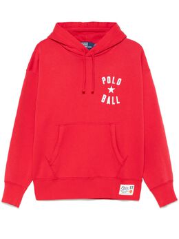 Polo Ralph Lauren: Красная толстовка 